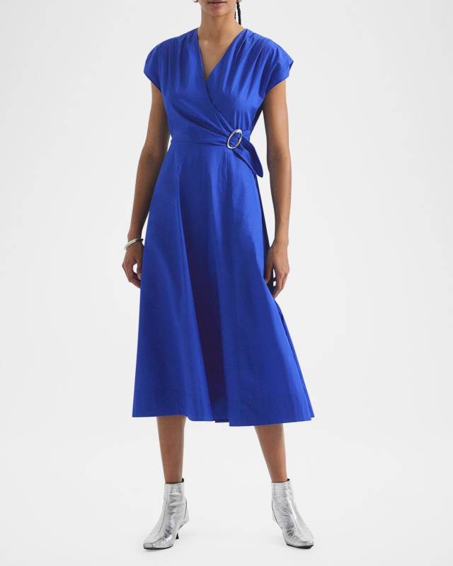 Aimee Wrap Midi Dress